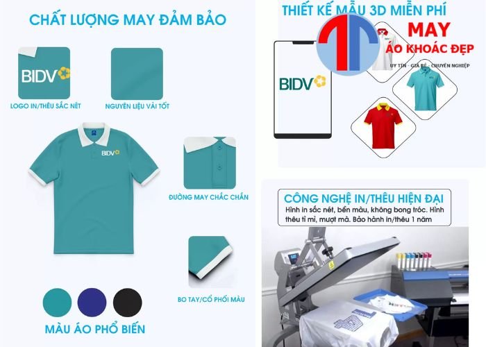áo thun đồng phục số lượng lớn