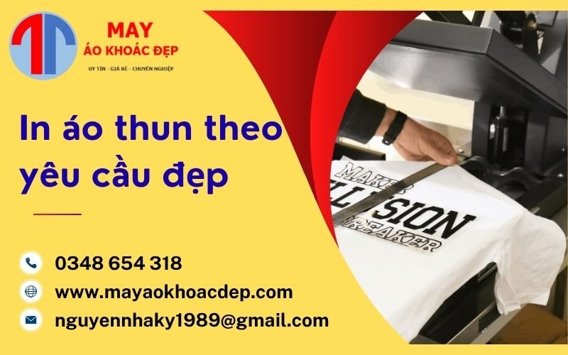 in áo thun theo yêu cầu đẹp