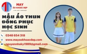 mẫu áo thun đồng phục học sinh