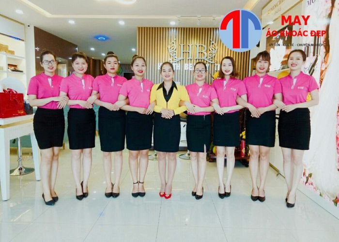 Đồng phục lễ tân của spa