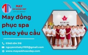 May đồng phục spa theo yêu cầu