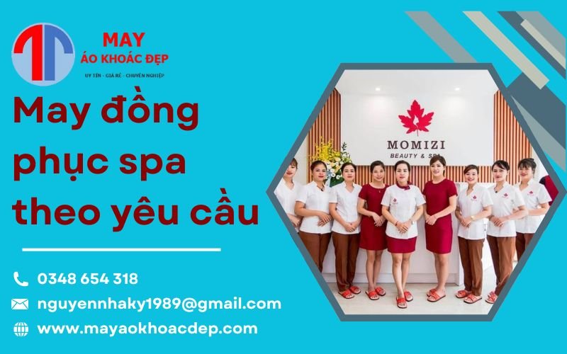 May đồng phục spa theo yêu cầu
