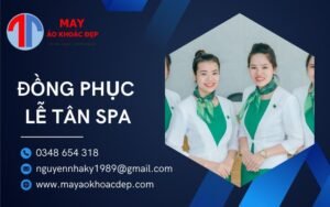đồng phục lễ tân spa