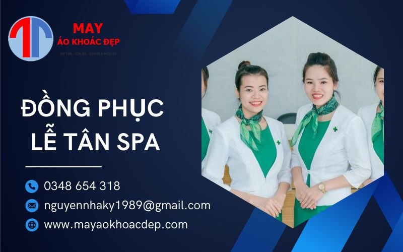 đồng phục lễ tân spa