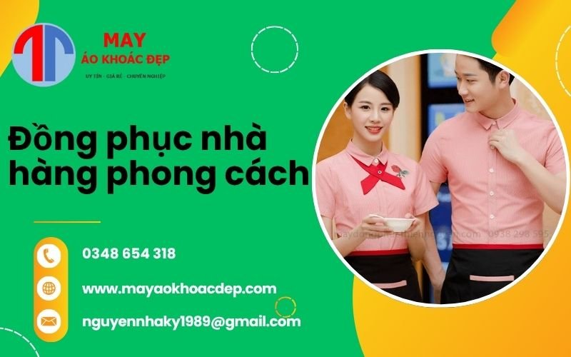 đồng phục nhà hàng phong cách