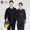 Đồng phục bảo hộ lao động màu xanh navy đậm